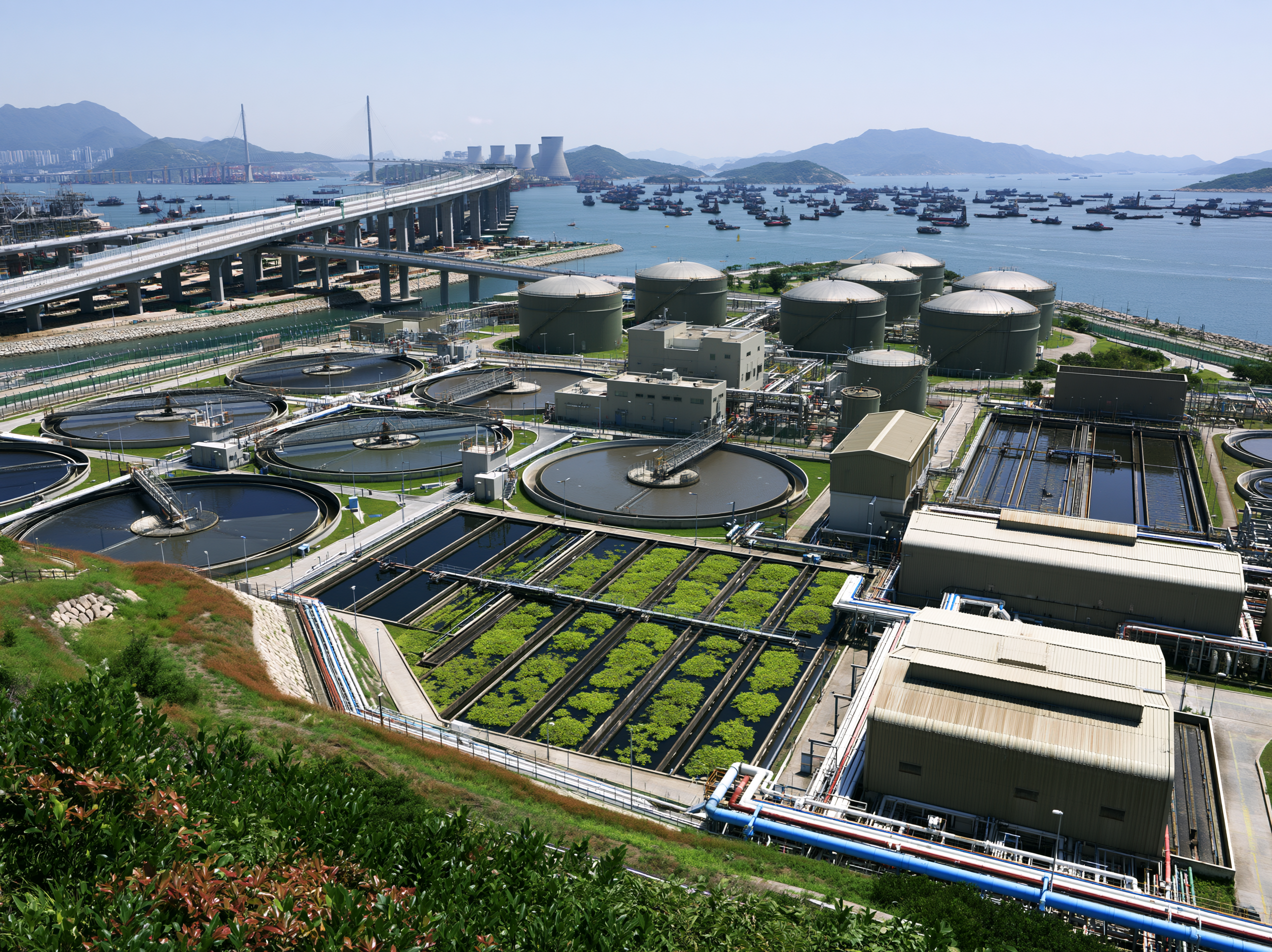 Hong Kong DSD Stonecutters Island Wastewater Treatment Plant